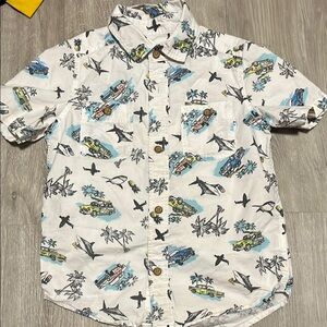4/$30 Place Kids Tropical Print Shirt size small
